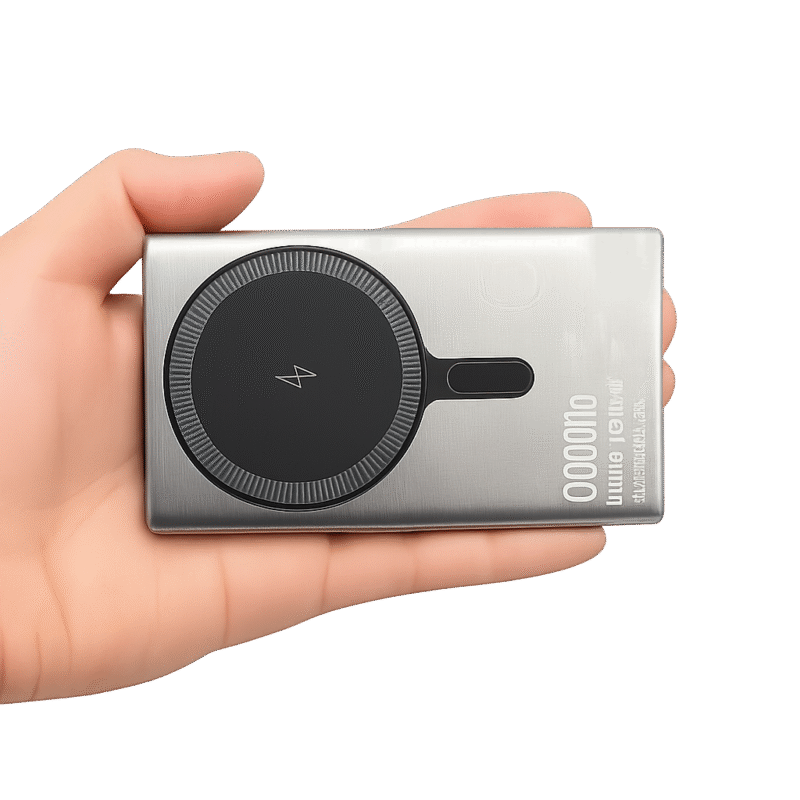 10000 MAh Wireless Dual Engine Supported Powerbank (Magsafe Compatiable)